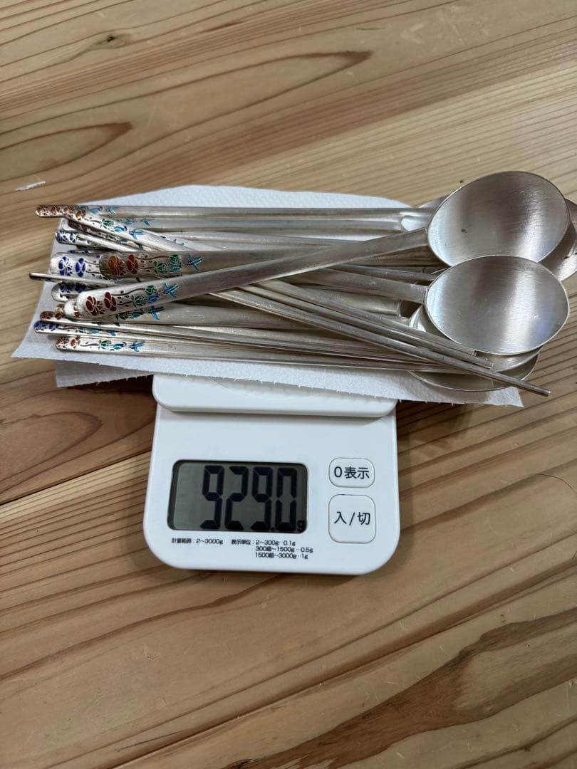 シルバー　99.9 カトラリーセット