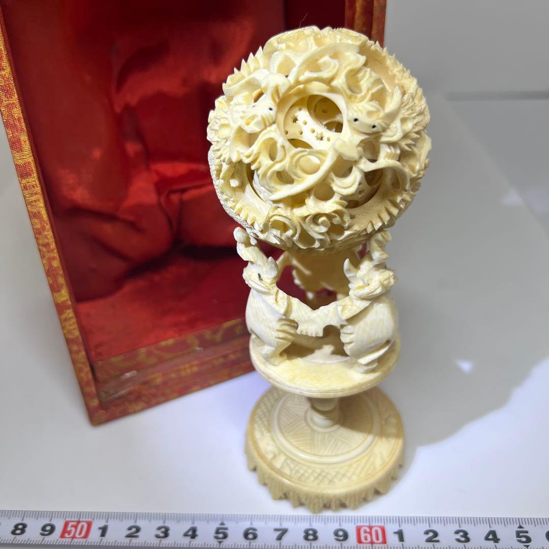 極上　天球　h16cm/149g 東K8-0111☆2F