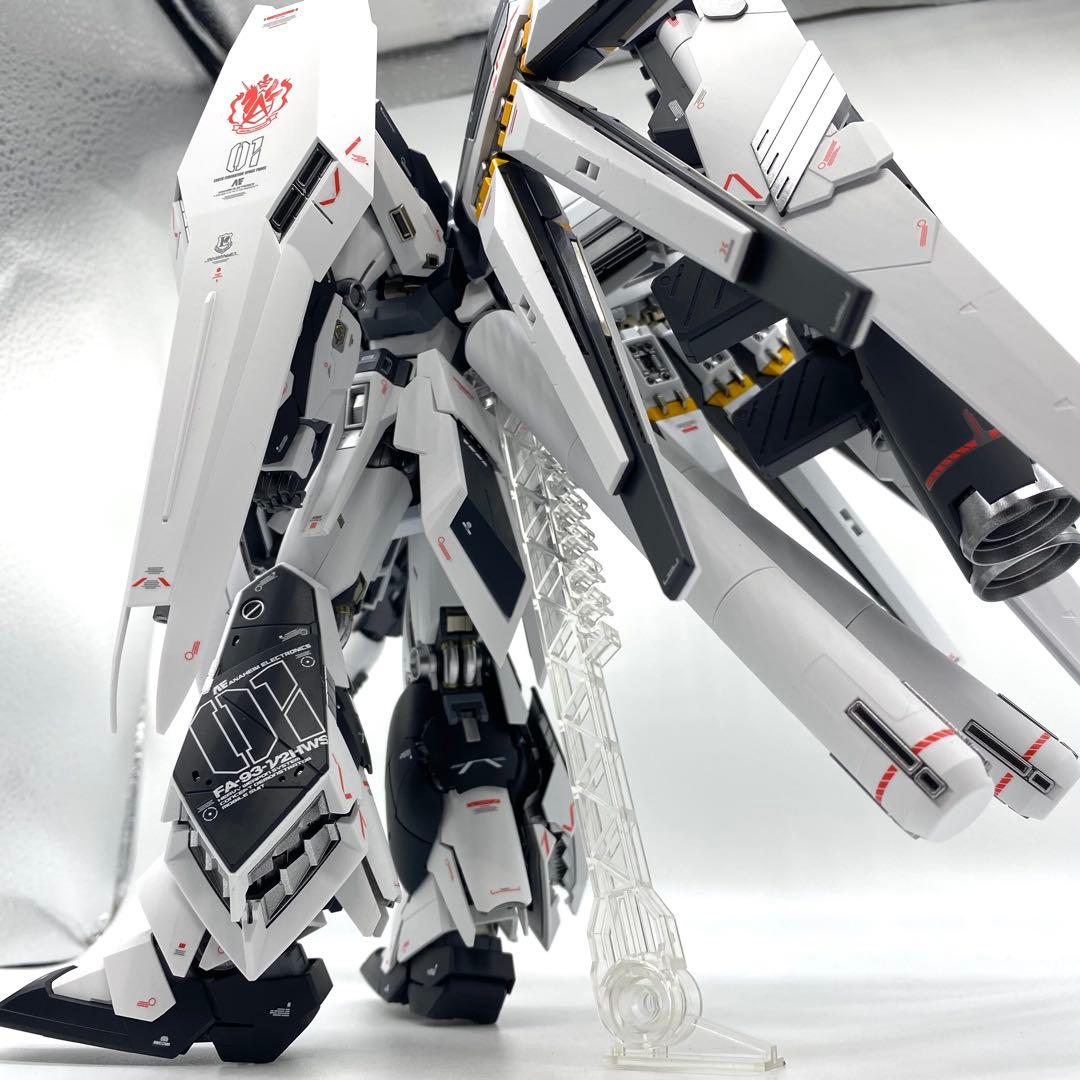 MG Ｈi-νガンダム　HWS装備型　ガンプラ　全塗装　完成品