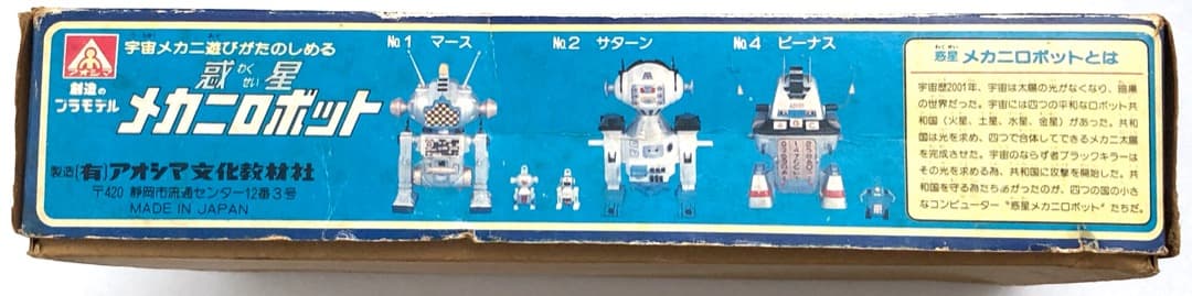 昭和レトロ★惑星メカニロボット マーキュリー★絶版プラモ R2-D2系 アオシマ