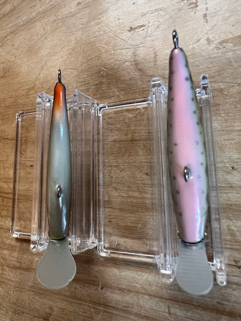 渓流ハンドメイドミノー シンドラーOMOWAZA50S＆USHIWAKA50S