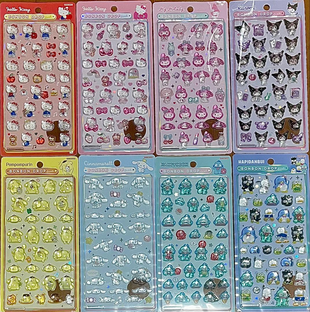 正規品 ボンボンドロップシール サンリオ 第一弾 コンプリートセット