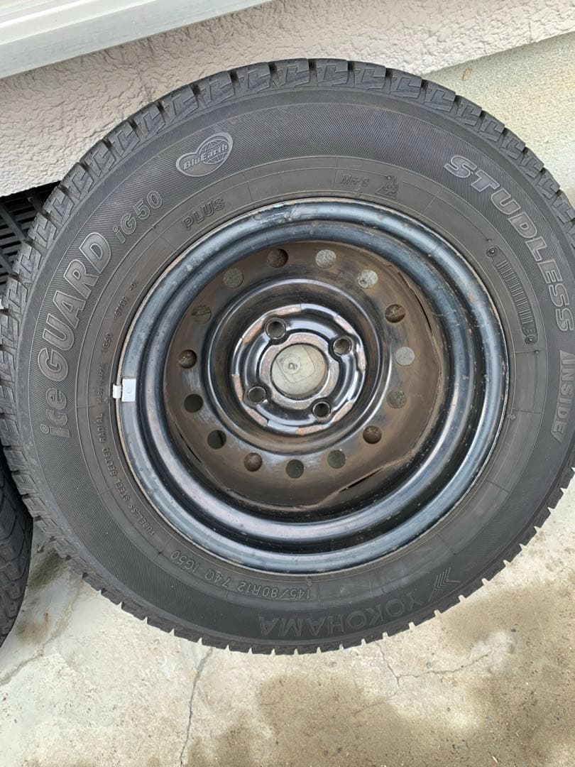p*︎様 【特価】ヨコハマ iG50 145/80R12 スタッドレス4本