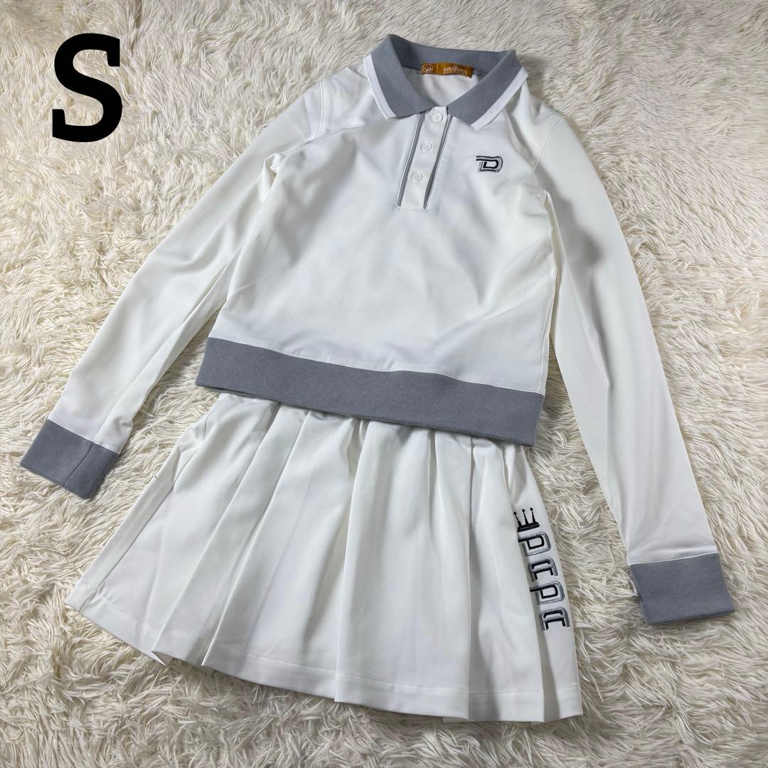 ダダシュプリーム Ssize ゴルフウェア セットアップ 刺繍ロゴ ストレッチ