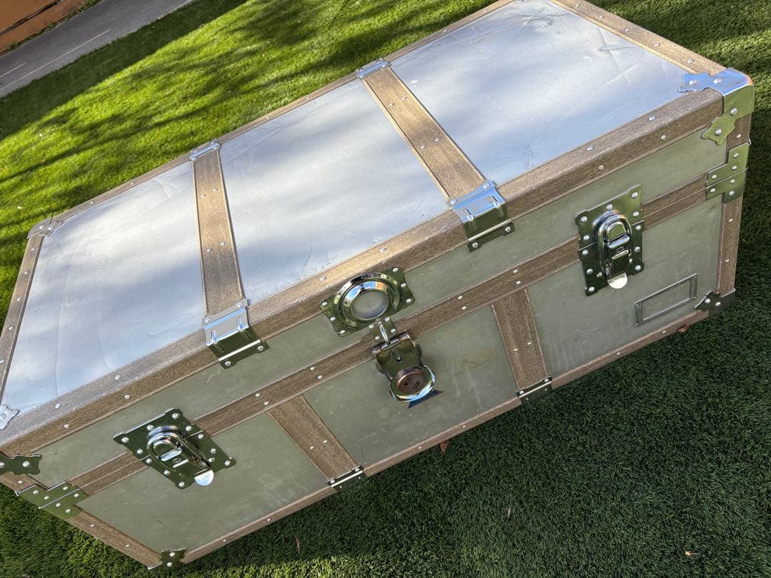 KOWA ヴィンテージ アルミ製 トランクビンテージ レトロ 鍵付