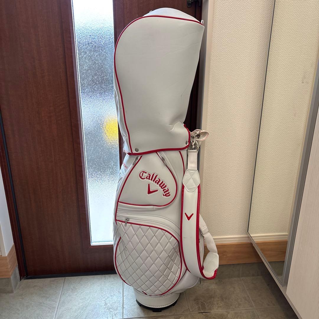 Callaway REVOLUTION キャディバッグ ホワイト/レッド