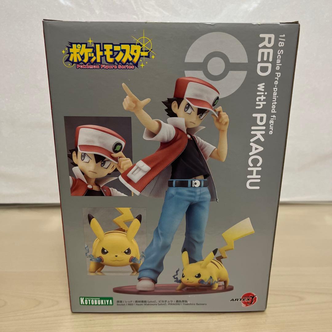 ARTFX J レッド with ピカチュウ　ポケモン　フィギュア　訳あり