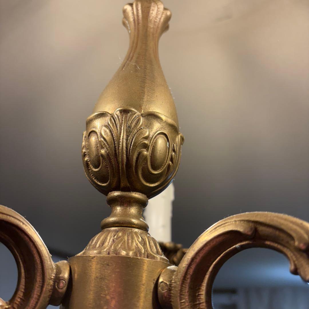 ゴールドシャンデリア フランス製3灯 クラシックスタイル