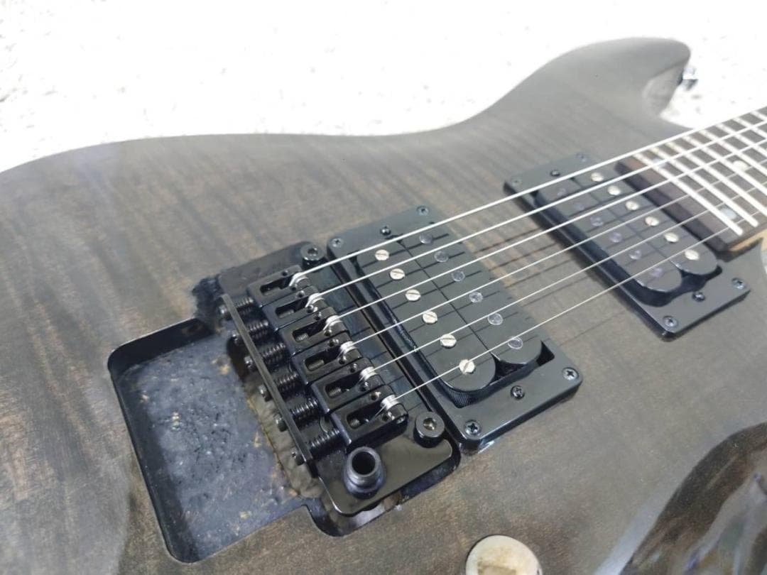 DEAN CUSTOM 350 FloydRose Trans Black 現状