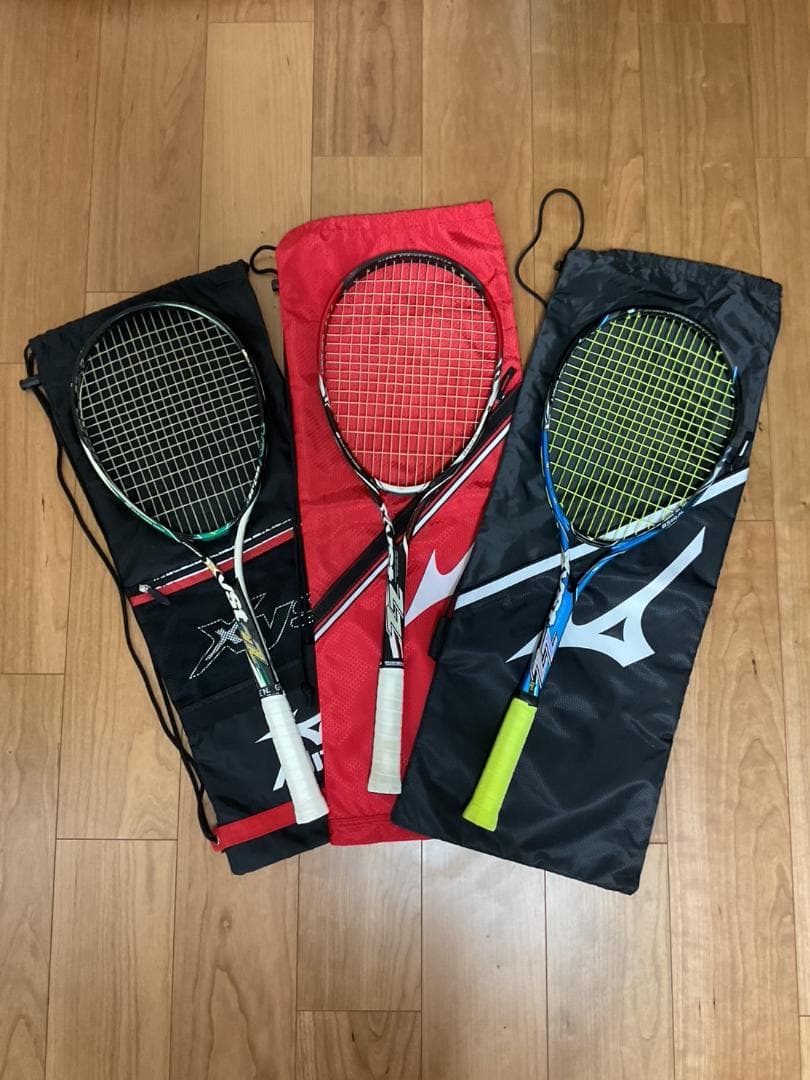 ミズノ（MIZUNO） ソフトテニス ラケット XYST ZZ　3本セット