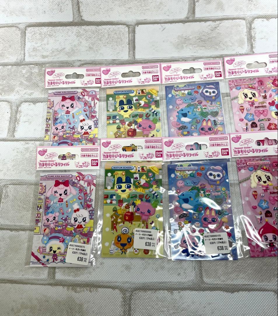 【新品未開封】たまもりしーるリフィル たまごっち 全6種コンプリート✖️2セット