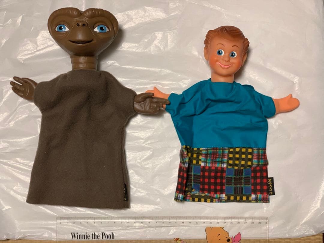 値下げ！E.T フランス購入品　パペット　2体