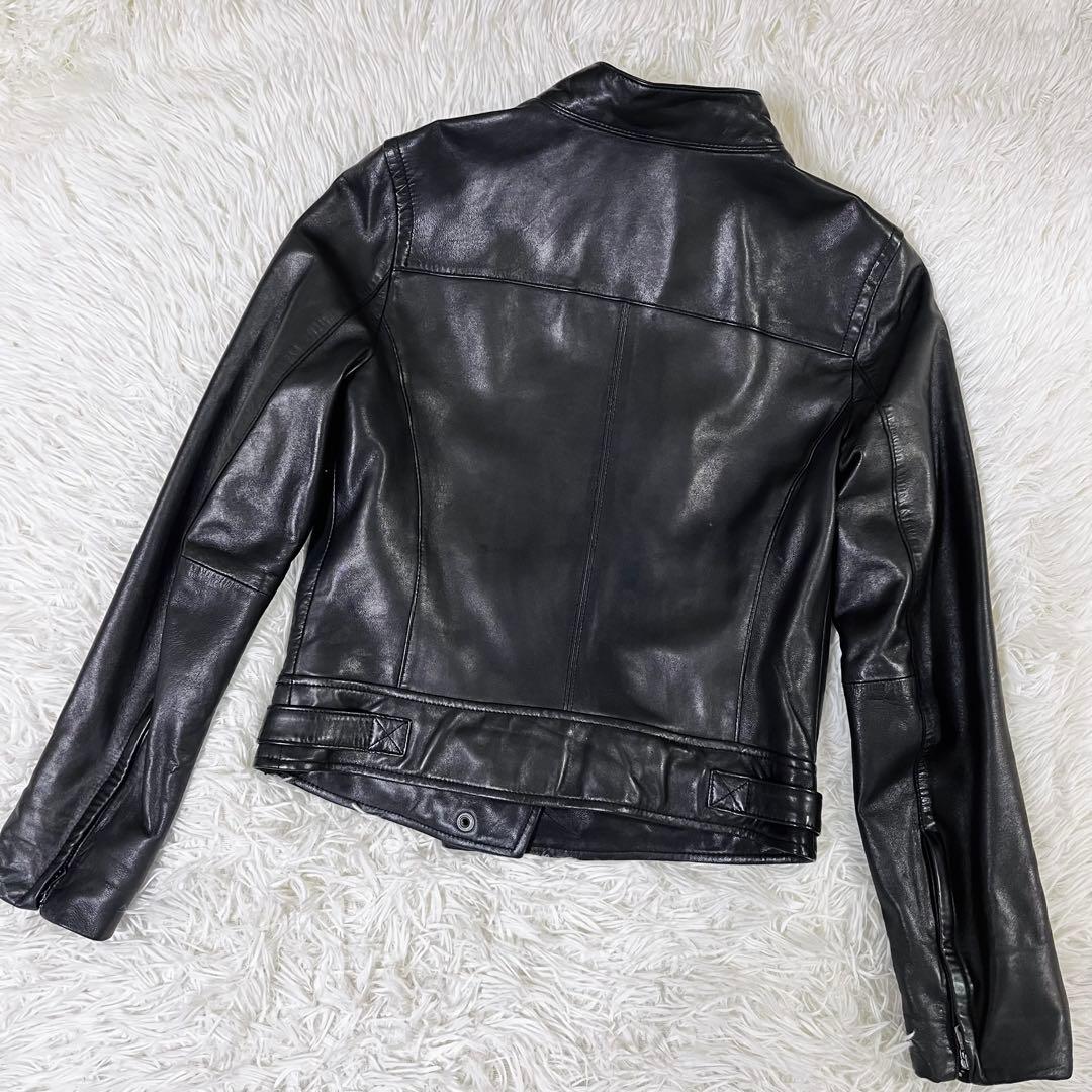 Gap ギャップ シングルライダースジャケット 羊革 サイズXS 160/80A
