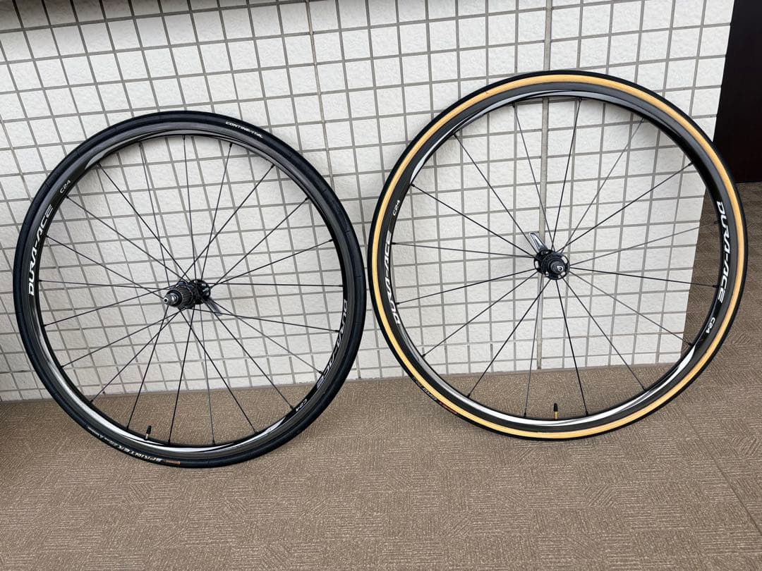 DURA-ACE WH-9000 C24 TU カーボン チューブラー 前後