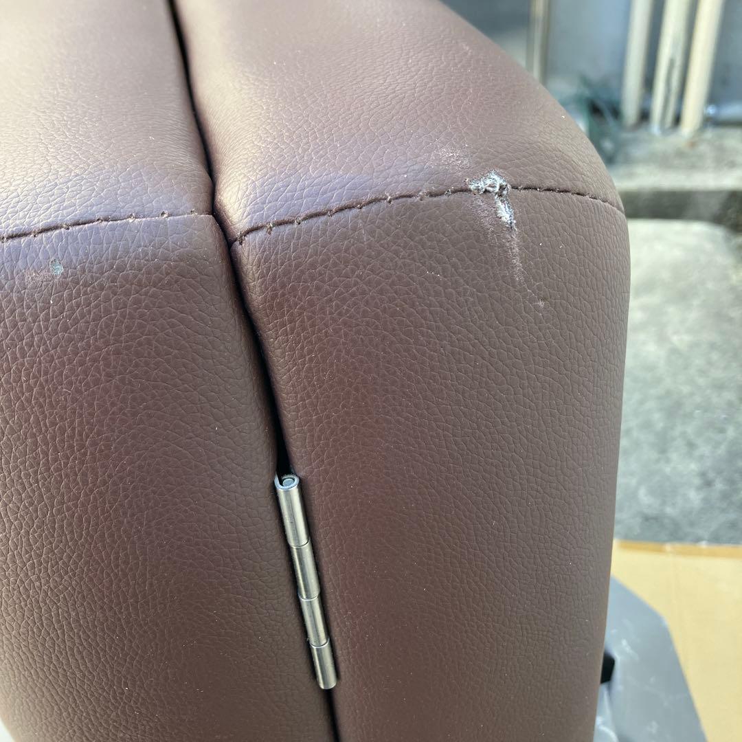 セブンビューティ　折りたたみ式マッサージテーブル　ブラウン