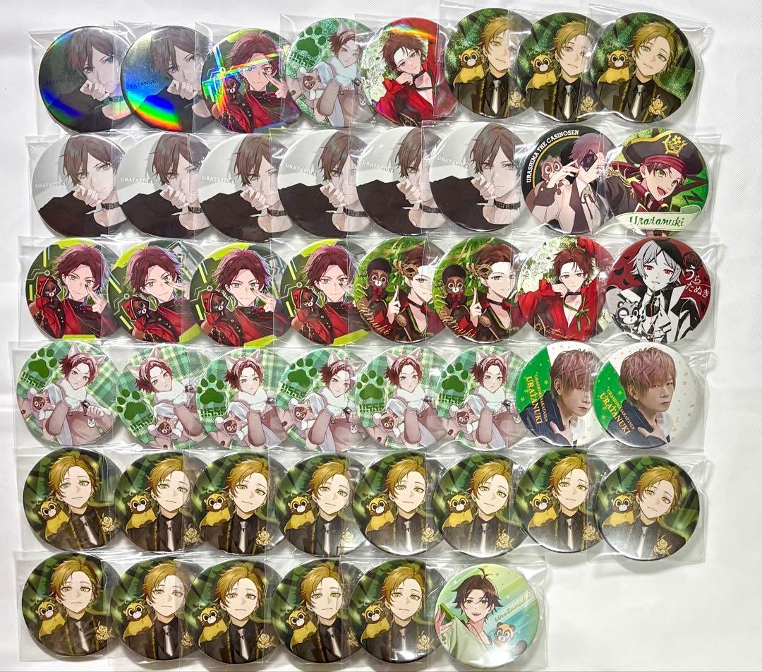 浦島坂田船 うらたぬき 缶バッジ 等身 実写 まとめ売り