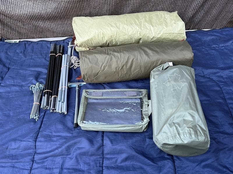 美品！ロゴス Fes Breeze 2ルーム DUOプラス BC マット シート