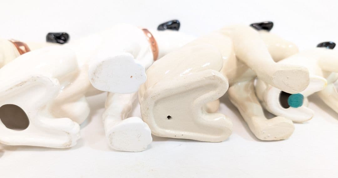 ビクター犬 まとめて 10体 陶器製 昭和レトロ 当時物 アンティーク