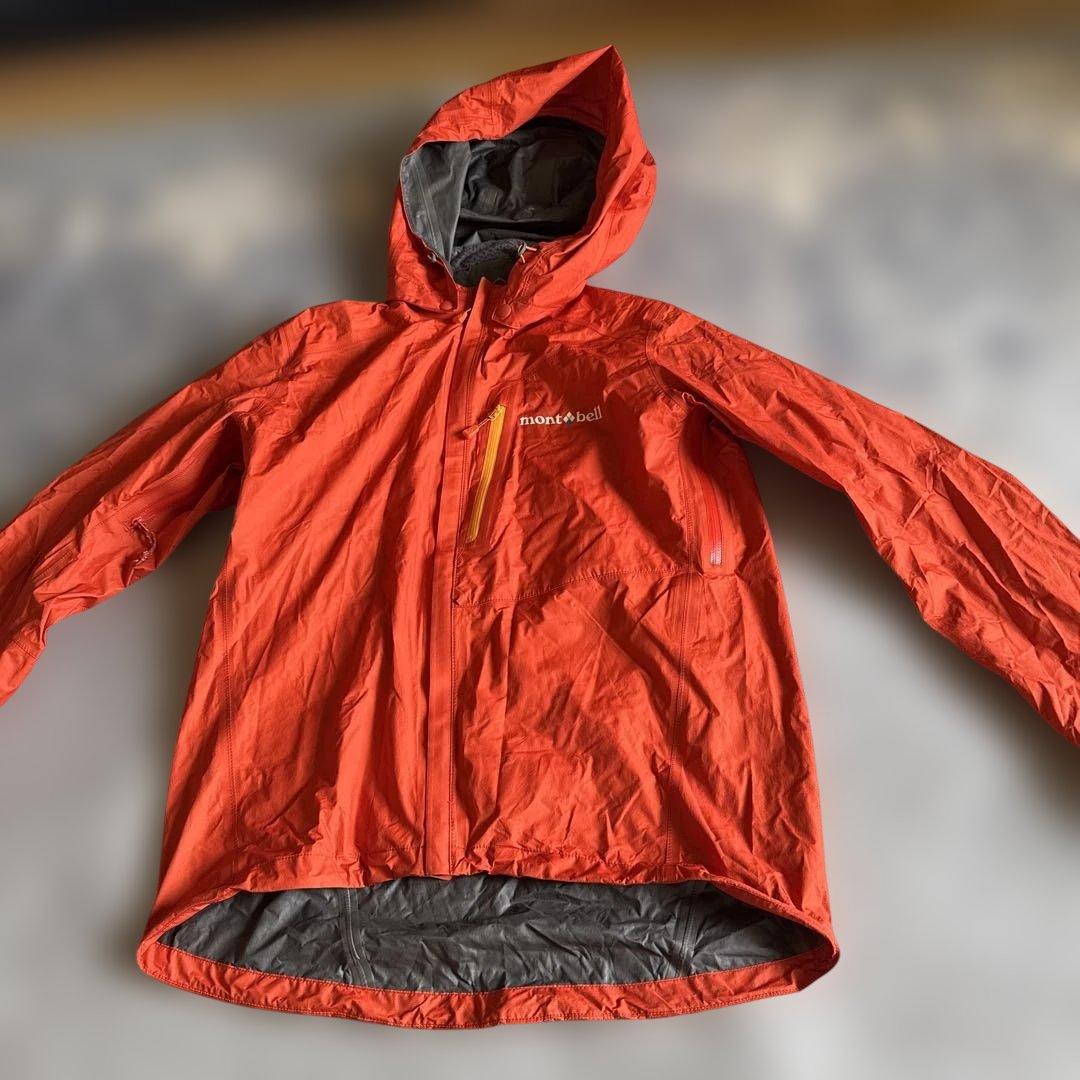 mont-bell GORE-TEX レインウェア オレンジ