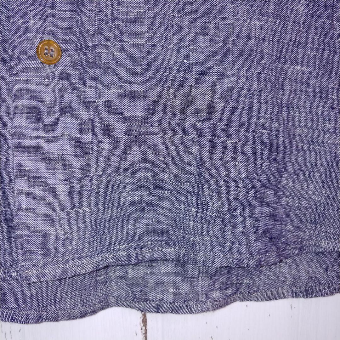 【希少モデル】ヴィヴィアン・ウエストウッド 変則シャツ くすみグレー 刺繍ロゴM