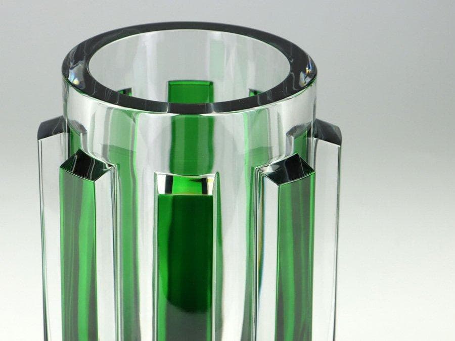 Y1958 限定75点 バカラ オデオン ジョルジュ・シュヴァリエ作 花瓶 箱