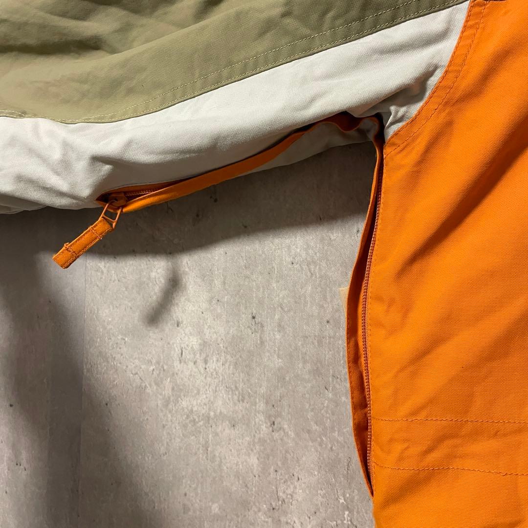 Burtonバートンスキーウェアスノーボードジャケットパーカーベージュオレンジ