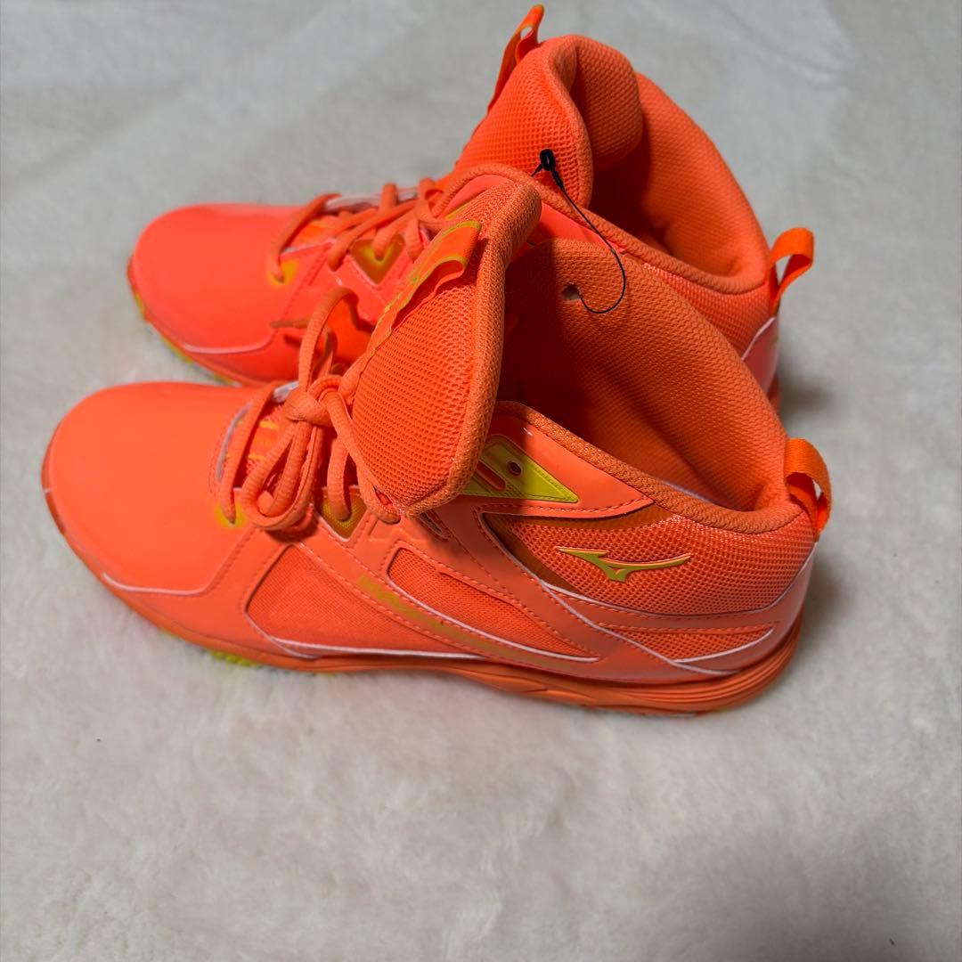 ミズノ ウエーブダイバースLG4 Ltd オレンジ×イエロー×ホワイト24.5㌢