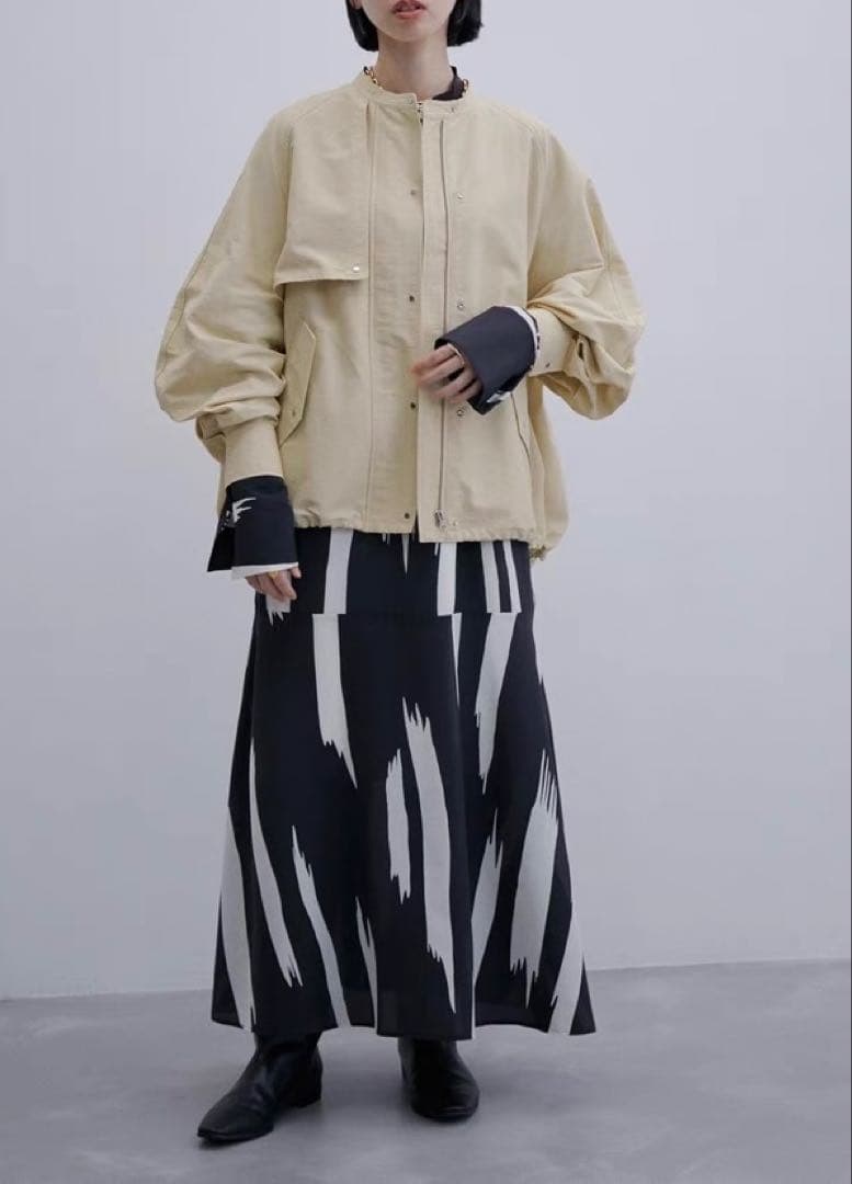 ADAM ET ROPE' バルーンスリーブブルゾンアダムエロペ未使用タグ付き