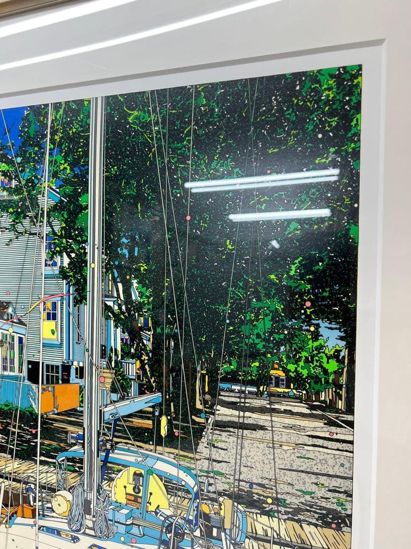 鈴木英人　「果てしなき君の旅」 シルクスクリーン　サイン入り　ED134/200