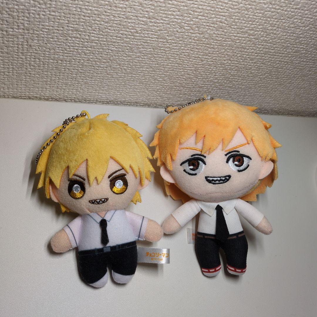 チェンソーマン　デンジ ぬいぐるみ ストラップ付き2体セット