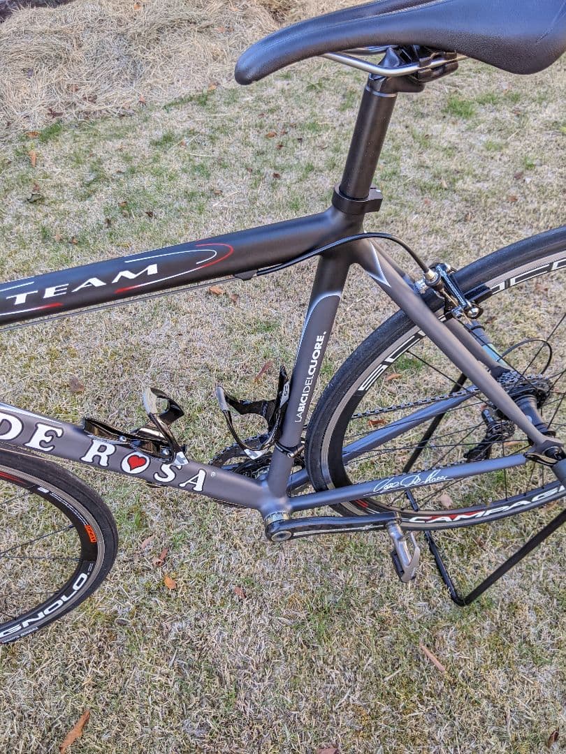 美品 デローザ DE ROSA カンパ アテナ カーボン イタリアン バイク