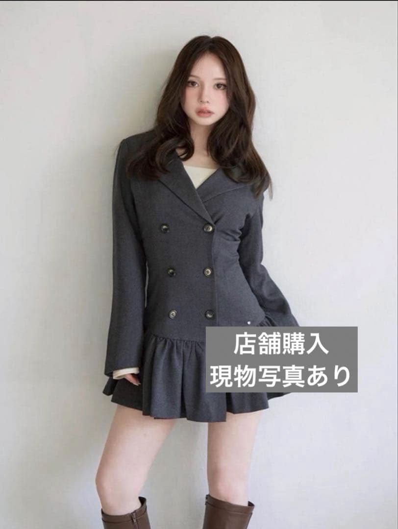 andmary Donna gather mini dress アンドマリー