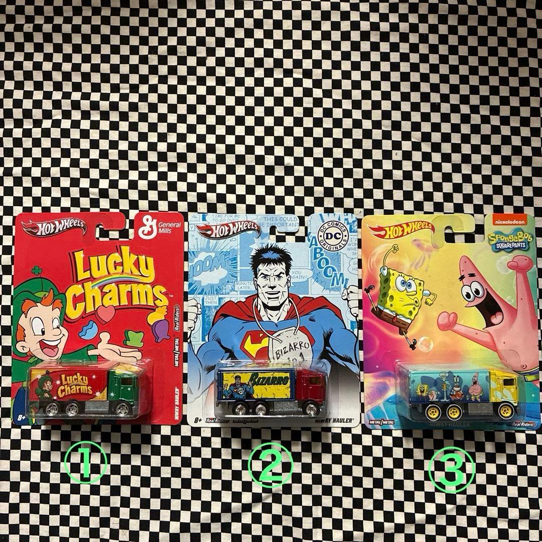 HotWheels ポップカルチャーシリーズ ハイウェイ・ホウラー　3台セット