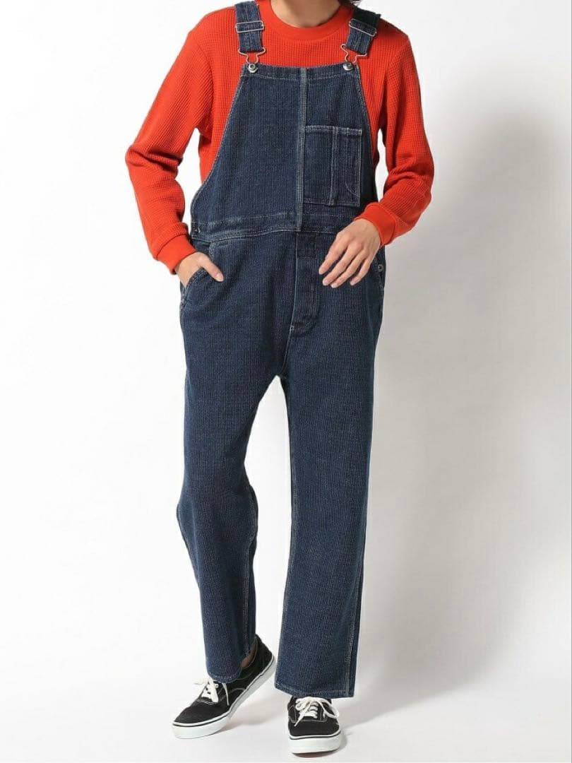 AOZORA　刺し子オーバーオール