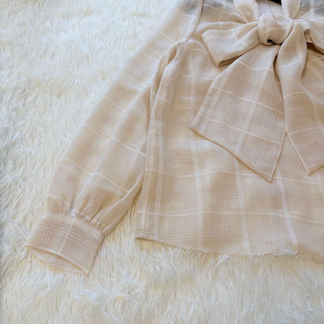 新品　新作　FRAY I.D フレイ アイディー　ビッグボウタイブラウス　長袖