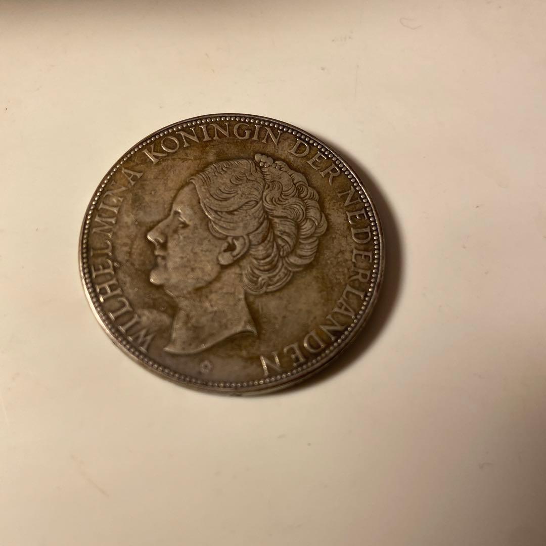 オランダ 1938年 2.5ギルダー 硬貨　銀貨