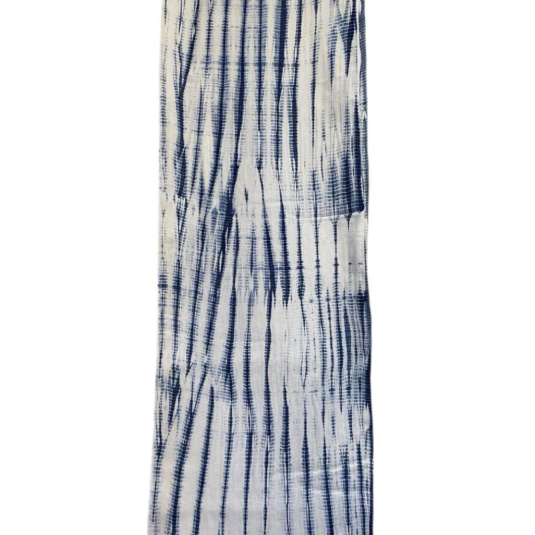 有松絞り　竜巻絞り　反物