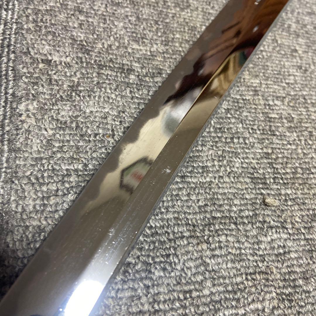 模造刀 高級白木鞘大小2本