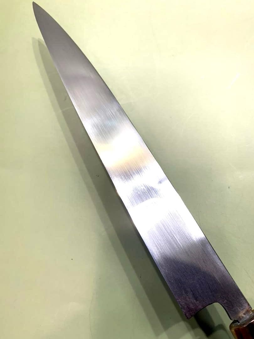 有次　柳刃包丁　刃渡り23cm