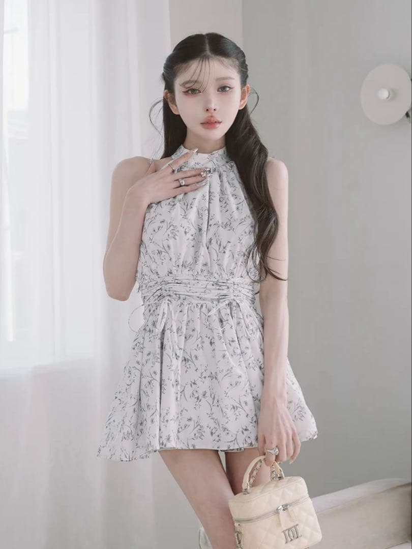 新品・未開封♡Darich♡アメスリギャザーフレアミニワンピース　(Free)