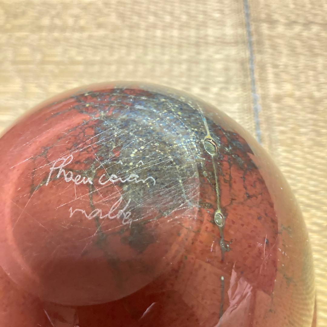 マルタ島　レッドタートル　陶器　置物