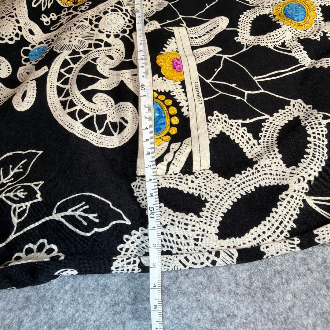 LEONARD レオナール シルクウール カーディガン Mサイズ