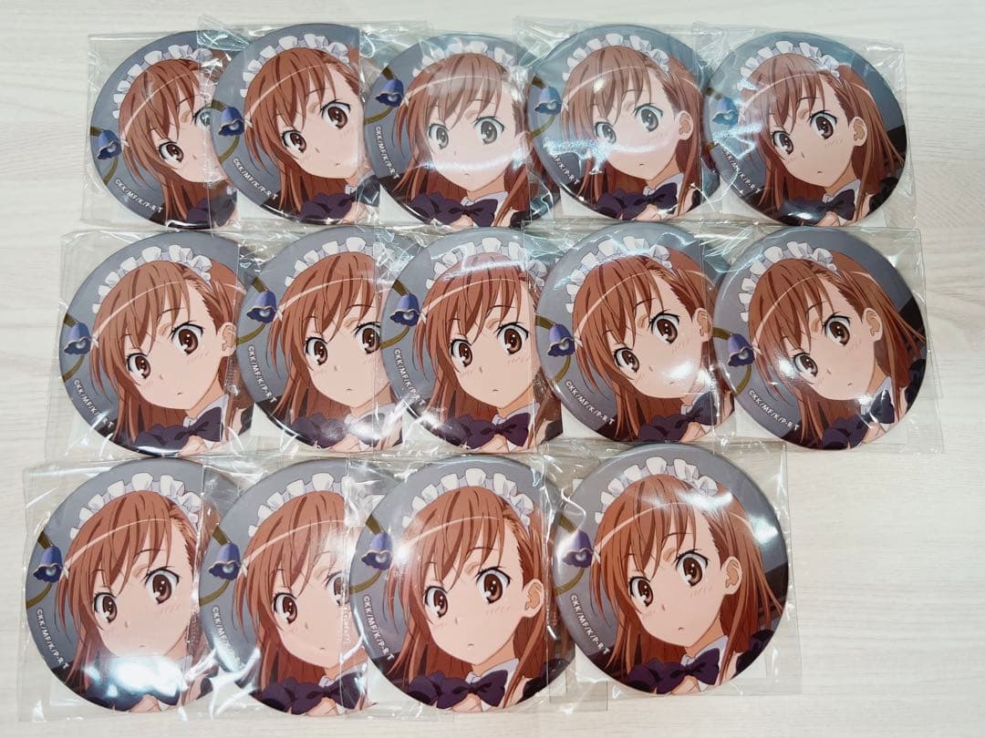 とある科学の超電磁砲　御坂美琴　くじ引き堂　缶バッジまとめ14点まとめ　痛バ