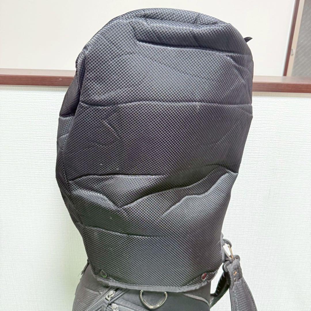 【希少・美品】NIKE ナイキ キャディバッグ ゴールドロゴ フード付