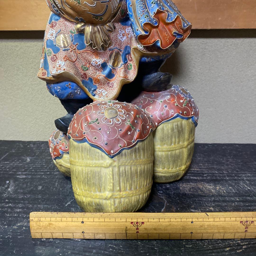 古九谷焼　大黒天置物
