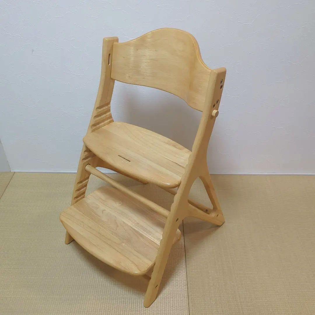 大和屋　 アッフルチェア　天然木　ナチュラル　テーブル＆ガードなし
