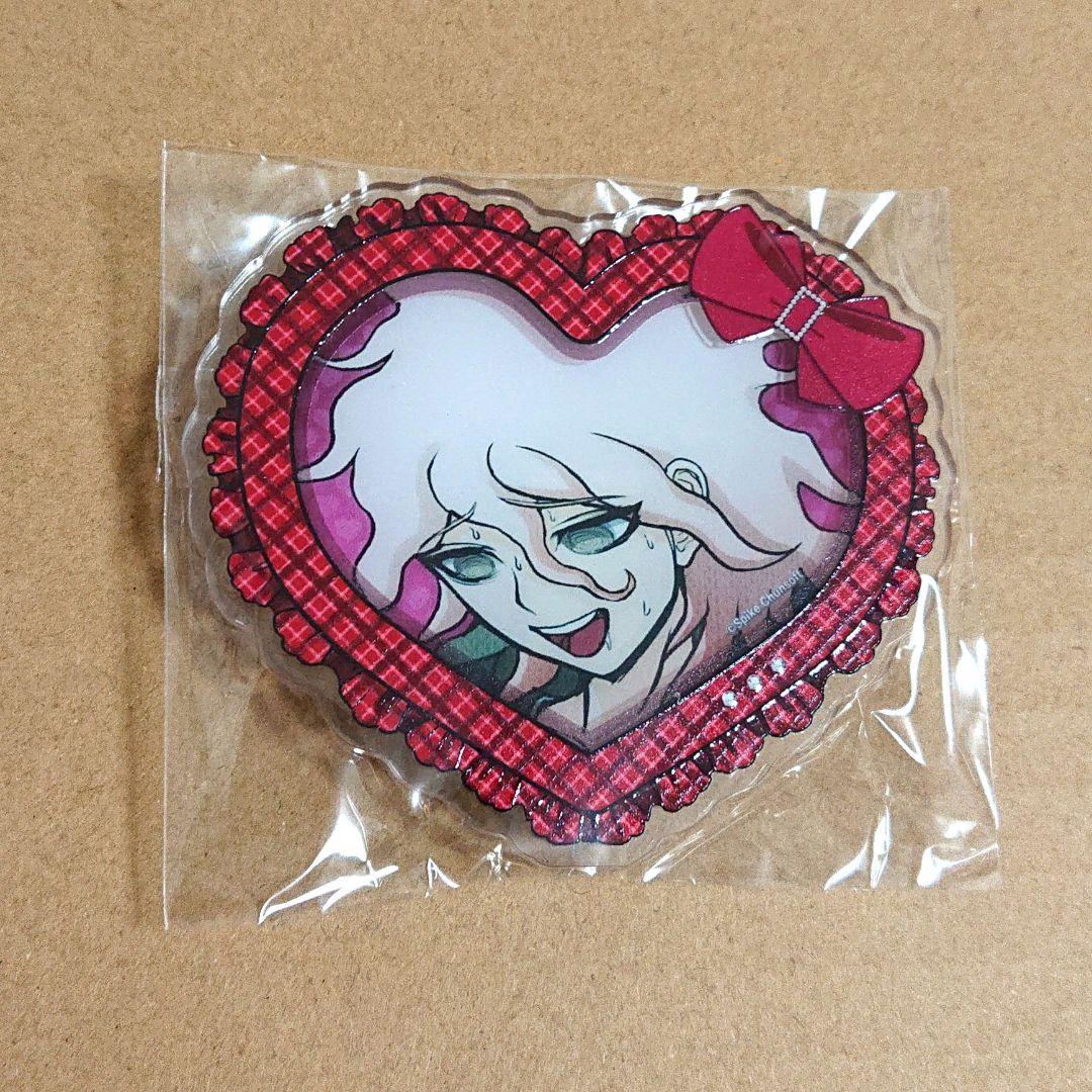 狛枝 ハートアクリルバッジ