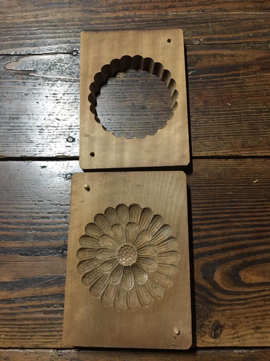 和菓子 木型 菊