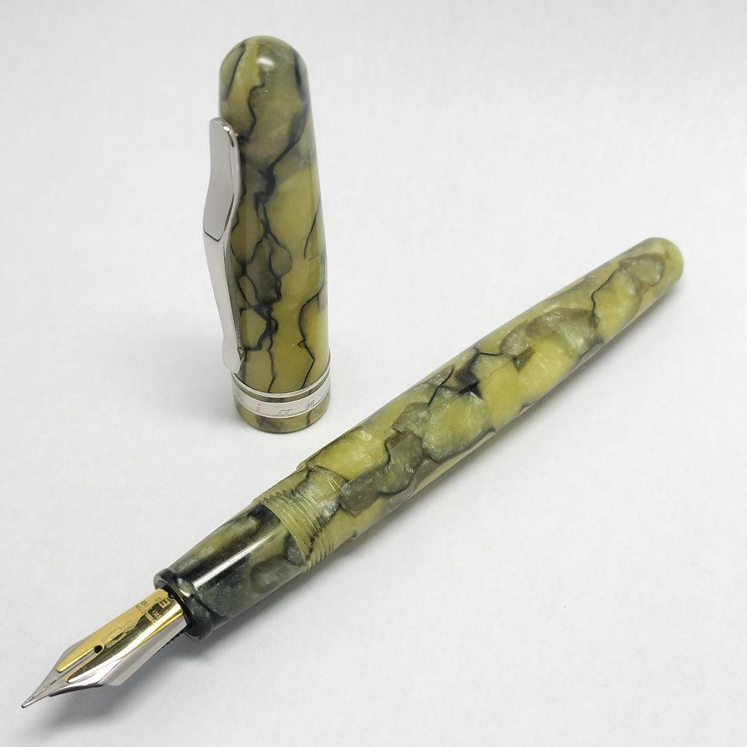 デルタ 万年筆 Fusion82 EF 限定18本 セルロイド 調整済み