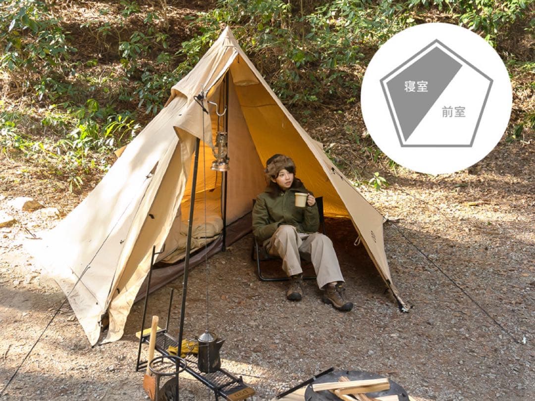 新品　未使用　DOD ムシャテント T1-819-TN